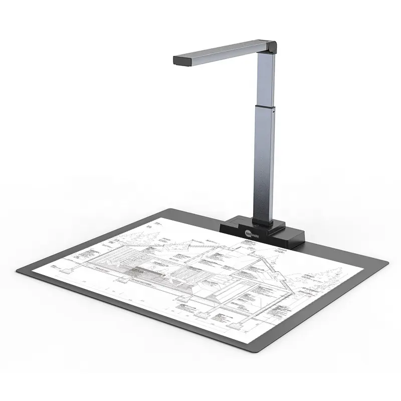 18MP Boek Scanner A2 Document Camera Ocr Scanner Voor Architecturale En Technische Tekeningen