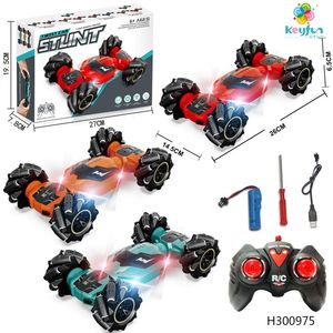 2.4GHz Remote <strong>Control</strong> Stunt <strong>Car</strong> One Click Twist Assembly <strong>RC</strong> Vehicle <strong>with</strong> Lights Toy for Kids and Adults Great Hobby Gift - Product Image 3