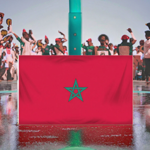 Chất lượng cao 2x3ft Morocco quốc gia biểu ngữ quốc gia với grommets giá tốt nhất cho giáo dục bảo hiểm ô tô-Tùy chỉnh - Product Image 2