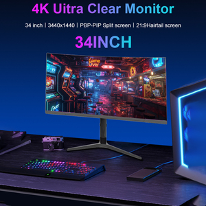 Monitor Curvo 4K Gaming 4K Pantalla Curva Gaming Monitor de Computadora Monitor Led de 34 Pulgadas Con Entrada Dp - Product Image 3
