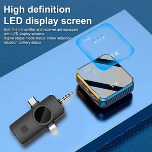 F16 Không Dây 3.5Mm Loại-C Lavalier <span class=keywords><strong>Microphone</strong></span> Condenser <span class=keywords><strong>Microphone</strong></span> Cho Android Điện Thoại Ngoài Trời Sống Ghi Âm Cuộc Phỏng Vấn Vlogs - Product Image 5