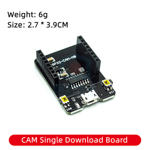 Módulo WiFi ESP32 serial a WiFi ESP32 CAM Placa DE DESARROLLO 5V con módulo de cámara OV2640, 1 unidad
