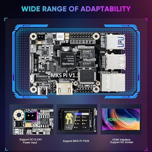 Материнская плата MKS PI Makerbase обновляет 3D-принтер до Klipper Поддержка HDMI сенсорный экран для Ender3 Voron SKR NANOVS Raspberry Pi - Product Image 4