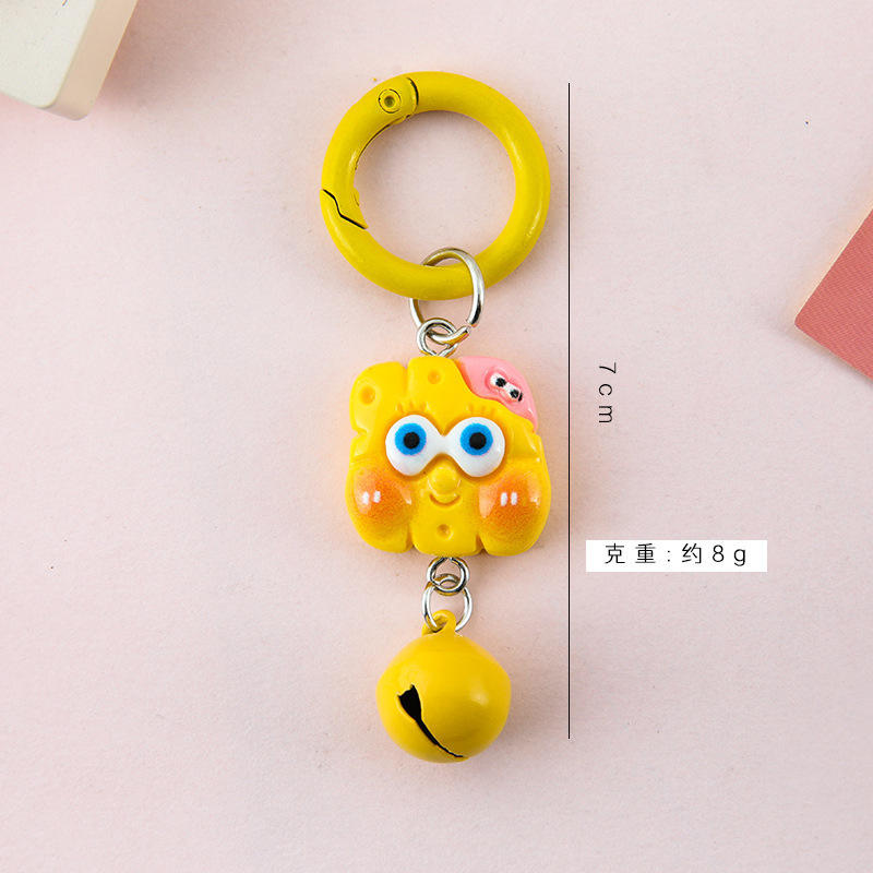 Petite cloche demi-éponge jaune