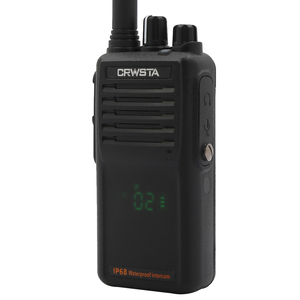 CRWSTA-Walkie Talkie de mano, transceptor profesional a prueba de agua, 8 vatios, IP68, UHF, sistema de intercomunicación inalámbrico - Product Image 6