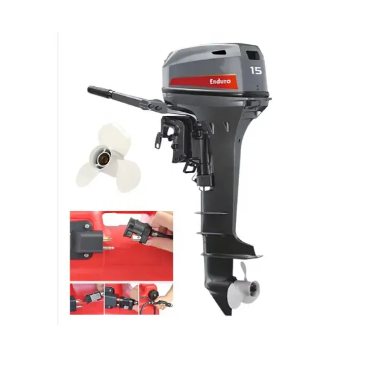 Chinese supplier Outboard Motor 2-Stroke outboard motor 15 hp for outboard engine fishing vessel