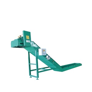 Transportador de virutas de metal personalizado tipo correa articulada de alta velocidad, para un manejo eficiente y automatizado de virutas en procesos de corte. - Product Image 1