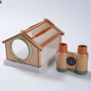 Kids <strong>Critter</strong> Catcher Tools <strong>Set</strong> with Cage Tweezers Magnifying Glass Observation Cup Net Outdoor Catcher for Children - Product Image 1
