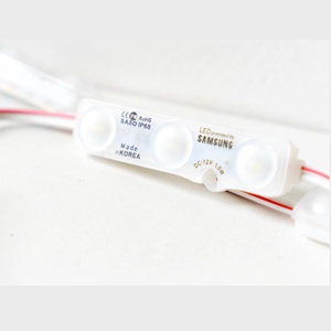 ความสว่างสูงราคาดี 5730 IP67 12V 1.2W 3 ชิ้น LED การปั้นเดี่ยวอัลตราโซนิก LED ป้ายโมดูลเลนส์ forlight กล่อง - Product Image 2
