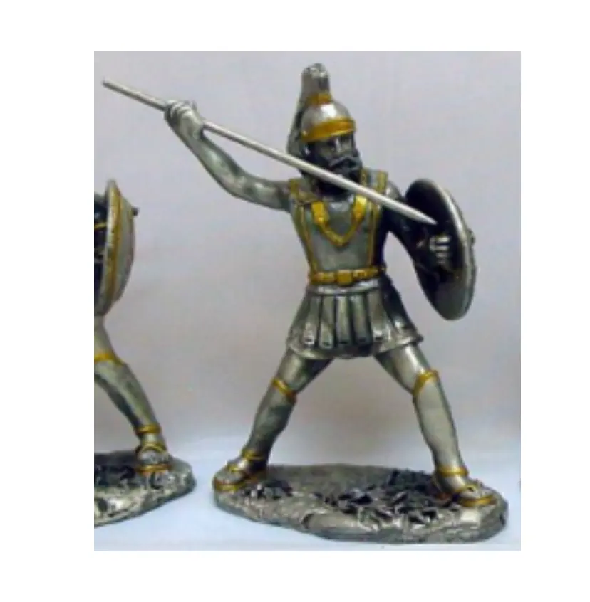 Adornos para el hogar Estatuilla de Caballero de tiempo medieval de aleación terminada en armadura completa