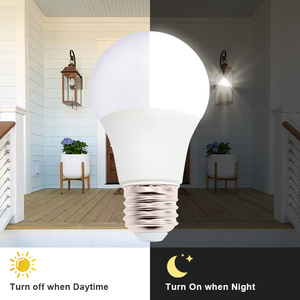 A60หลอดไฟ LED เซ็นเซอร์ประหยัดพลังงาน9W E27 220V หลอดไฟไวต่อแสงที่มีแหล่ง SMD สำหรับใช้ในที่อยู่อาศัย - Product Image 2