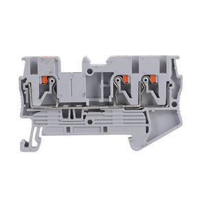 PT 2.5 Din Mounted Electrical <strong>Push</strong> in Wire <strong>Terminal</strong> <strong>Block</strong> PT2.5 Twin - Product Image 4