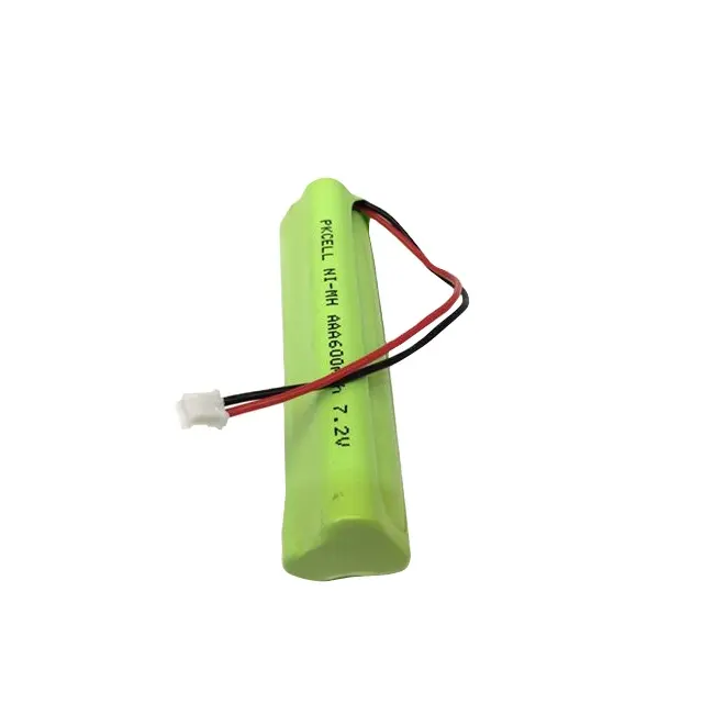 NI-MH 7.2V AAA 600mAh 산업용 충전식 배터리 팩