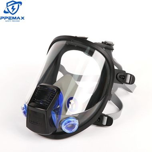 Maschera antigas industriale, respiratore Full Face certificato EN136 con visiera panoramica per protezione CBRN, attrezzatura di emergenza di sopravvivenza - Product Image 2