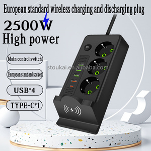 Профессиональная опция зарядки офисного использования USB Power Socket Extension с несколькими разъемами для офисов - Product Image 3