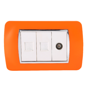 120*72 beyaz renk PC malzeme İtalya kısmı elektrik kabuk güç duvar prizi - Product Image 4