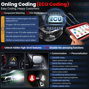 Launch X431 PRO3S + V5.0 Herramienta bidireccional de escaneo de todos los sistemas Mapa de topología OEM Conector CAN FD Máquina de herramienta de diagnóstico OBD2 - Product Image 4