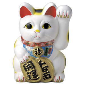 Renkli desenler muhteşem bir görünüm heykeli şanslı kedi sallayarak - Product Image 4