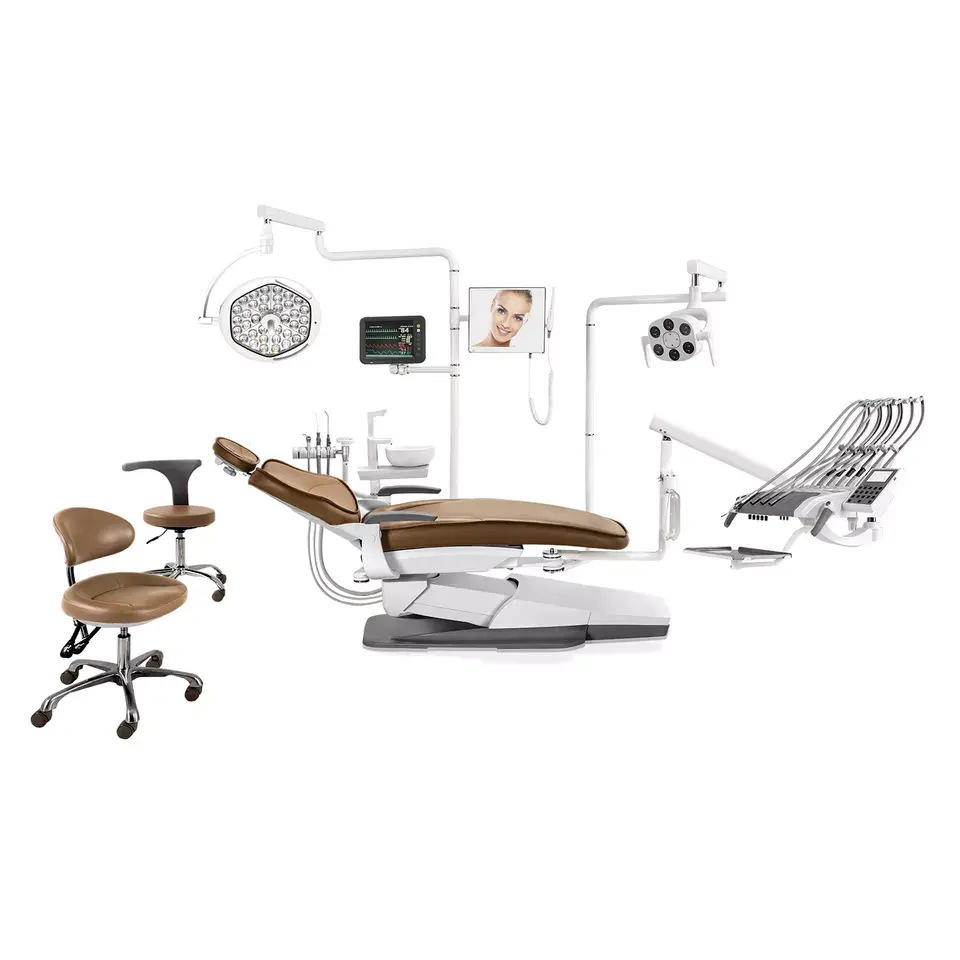 Silla dental de tipo americano, sillón dental de alta calidad, precio de EE. UU.