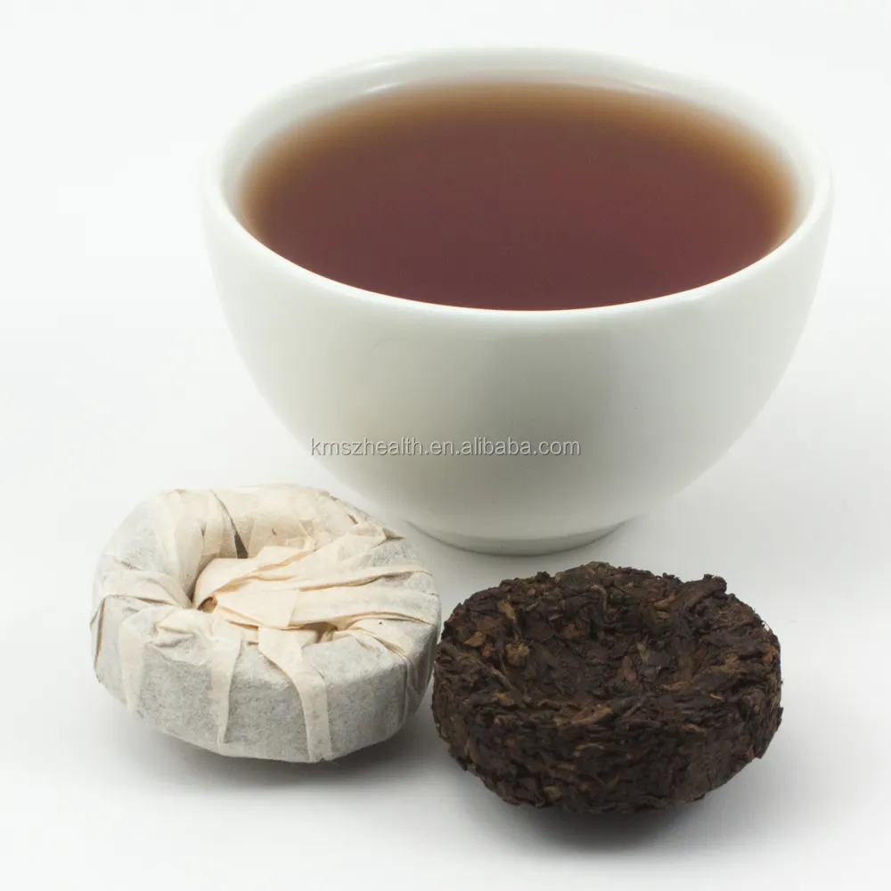 Teh pelangsing Cina Yunnan shu puerh mini tuo cha teh kelas tinggi mewah teh matang Pu'er cha