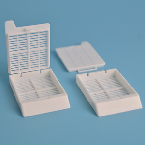 MED plastik biyopsi kasetleri çıkarılabilir kapak şerit delik doku işleme gömme konteyner - Product Image 6