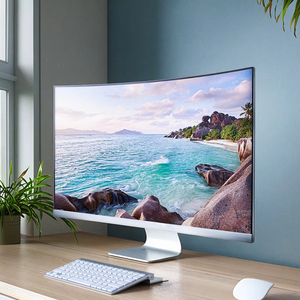 27 pollici curvo AIO PC 8GB 16GB 32GB Ram tutto in un Computer 512 GB SSD Core I7 I5 processore Desktop All-In-One Pc