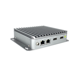 Lüfter los eingebetteter Intel Celeron J1900 HD-Anschluss kleiner Computer Dual 4lan 4com Industrie Mini-PC Win10 Pro WiFi