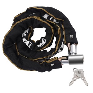 Xách tay thực tế Xe Đạp Khóa chống trộm chuỗi khóa chuỗi khóa thuộc tính phù hợp cho người đi để thực hiện - Product Image 5