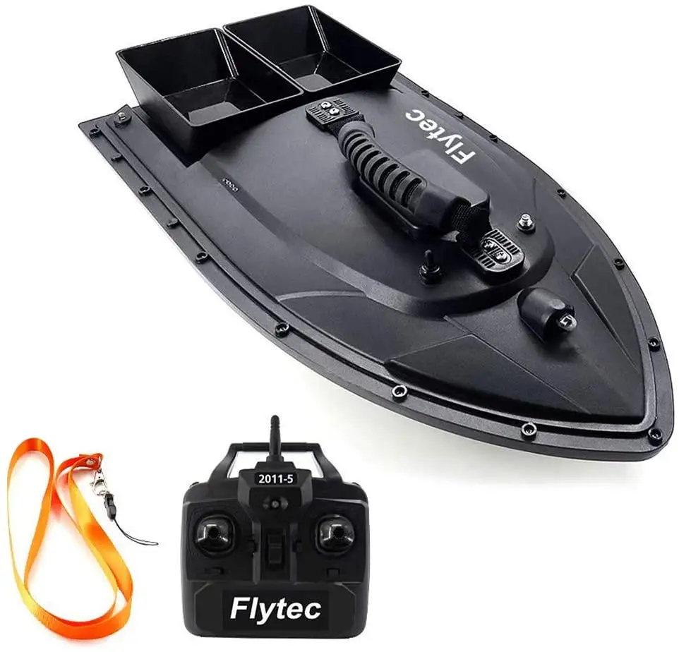 Bateau d'appât de pêche RC bateau 500m télécommandé 1.5kg chargement détecteur de poisson avec Double moteur bateau de pêche