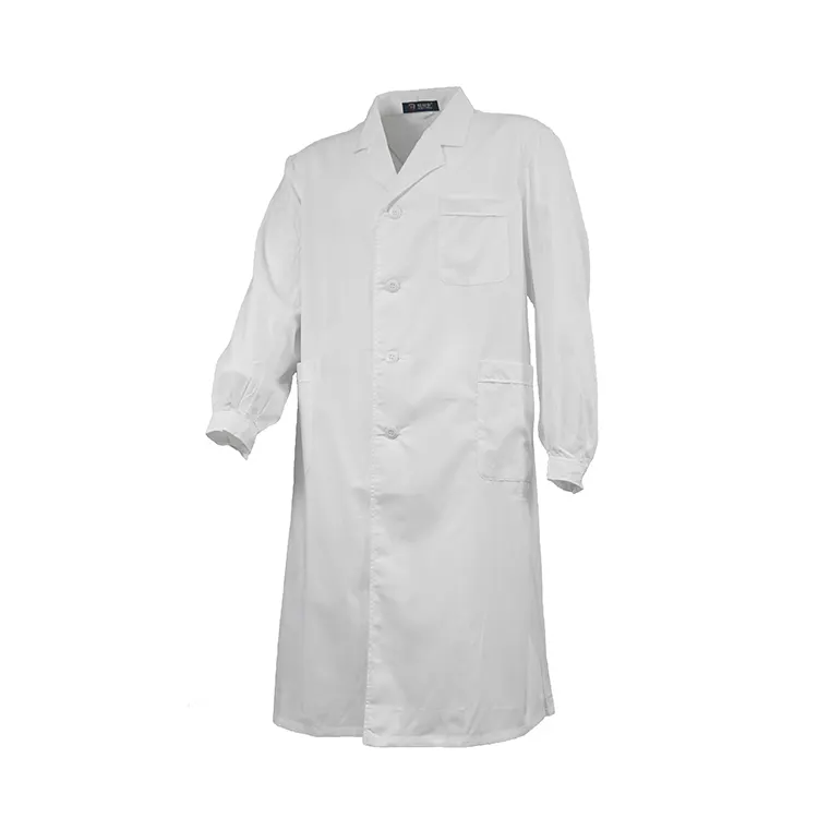 Ospedale Workwear Candeggio Al Cloro Resistente Medico Camice da laboratorio L'assorbimento di Umidità Medico Macchia di Cura Uniformi