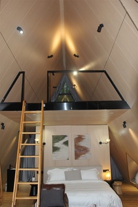 Airbnb Maison prefabriquee Casas prefabricadas modernas ชุดห้องโดยสารกรอบสามเหลี่ยมสำเร็จรูปมือถือบ้านหลังเล็ก - Product Image 4