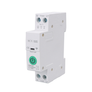 63A TUYA WiFi Smart Miniature Circuit <strong>Breaker</strong> KWH Monitoring Under-Voltage Protection With Metering And Timer Relay Green - Product Image 1
