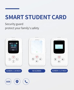 キャンパス学生労働者高齢者障害者学生IDカードGPSトラッカー用のSOSボタン付き高品質トラッカー