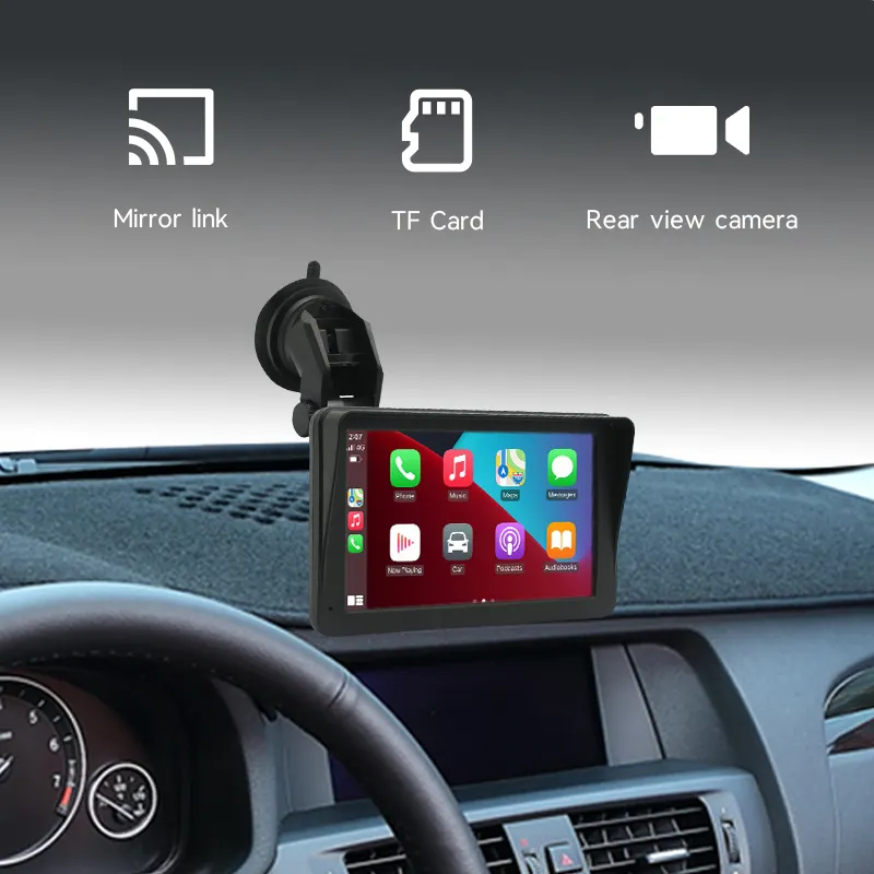7 Inch Carplay Screen Portable Car Play Screen Portable GPS Navigation Android Car Stereo Portable Carplay