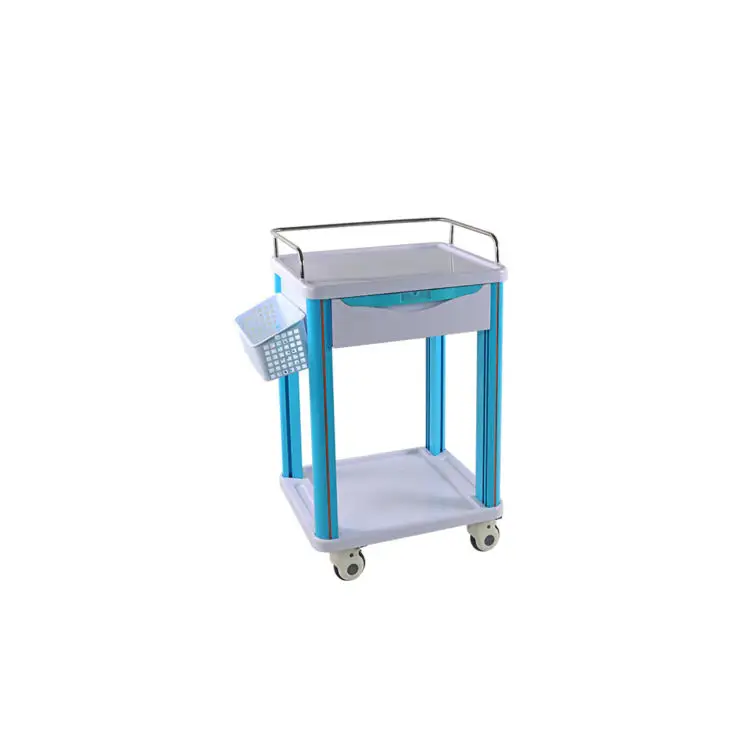 Wholesale Price Plastic Medical Treatment Trolley Medical Cart Trolley