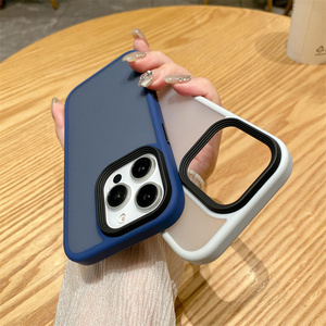 Iphone 16 için yeni kapak mat PC saydam iPhone için kılıf 16 pro max şok geçirmez cep telefonu kılıfları - Product Image 4