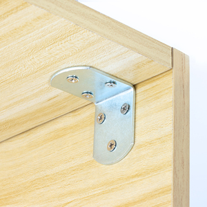 2 Inch Nhiệm Vụ Nặng Nề <span class=keywords><strong>L</strong></span> Hình Sắt Khung Góc Gỗ Kệ Chân Đế Cho Đồ Nội Thất Tủ Quần Áo Kim Loại 90 Độ Góc Góc Niềng Răng - Product Image 6