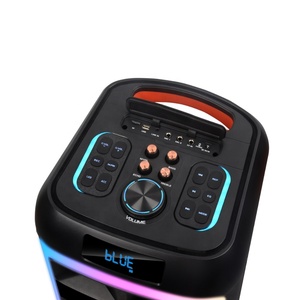 Alto-falante do partido portátil dual 10 polegadas home audio music player com microfone sem fio karaoke sistema função NDR-930