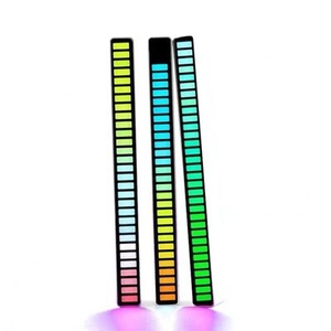Araba için ses aktif paneli ritim müzik lambası El pencere Sticker 12V LED ekolayzer araba El çıkartmalar dekoratif işık - Product Image 6