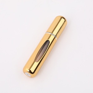 10ml alt dolum parfüm şişesi taşınabilir alüminyum geri dönüşümlü dolum parfüm sprey şişesi Mini satılık