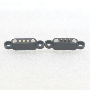 Magnetic Spring Pogo Pin Connector 3 Pin Pitch 2.3 MM Through Holes <strong>PCB</strong> Mount Male Female Probe <strong>DC</strong> Power Charge <strong>Socket</strong> - Product Image 4