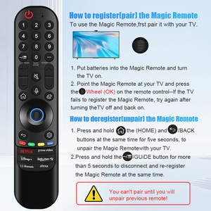 Magic MR24GN Smart Voice telecomando RF NFC funzione Mouse 2021-2024 TV digitale AN-MR24GN telecomando di ricambio per LG - Product Image 6