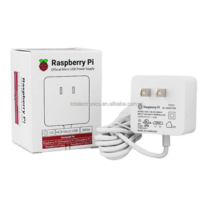 Raspberry Pi Zero 2W/3B +/3B Adaptador de corriente original oficial 5,1 V 2.5A Longitud del cable 1,5 metros - Product Image 1