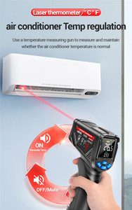ANENG TH05 Circuito de teste industrial Tubo de aquecimento à terra testador de temperatura industrial <span class=keywords><strong>Sensor</strong></span> laser infravermelho digital