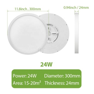 Akıllı uzaktan kumanda ev uygulama RGB CW kısılabilir yuvarlak Panel Led tavan ışık - Product Image 5