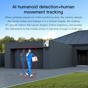 Cámara de seguridad para el hogar al aire libre de doble pantalla 82MP 2MP 82MP CCTV IP Visión nocturna inalámbrica CMOS Sensor NVR PTZ Red de vigilancia - Product Image 3