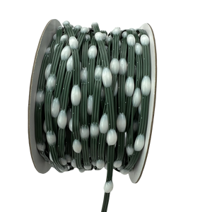 20AWG(0.2sqm2) 3Pin DC12V 1000LEDs 50mm/100mm Pitch WS2811 RGB IC Direccionable LED Pebble Seed Pixel String Light IP67 Cable verde - Product Image 4