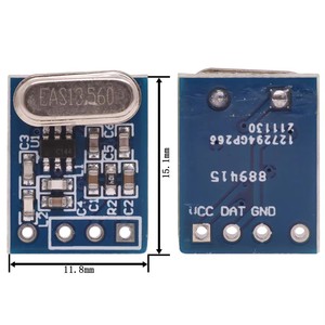 1Set 2Pcs 433MHZ Wireless Transmitter Empfänger platinen modul SYN115 SYN480R ASK/OOK Chip PCB Für Arduino