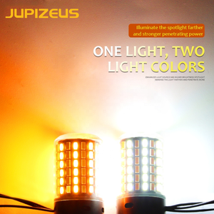 Super Decoding Turn Signal Light 1156 <strong>Led</strong> Light Bulbs 1156/7440-3014-120smd Dual Color Reverse Light - Product Image 4