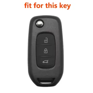 Silicone <strong>Key</strong> Case Car <strong>Key</strong> Cover for Renault Kwid 2023 Trafic Clio Kadjar Clio 5 Captur Arkana Sandero Stepway <strong>Logan</strong> Twingo - Product Image 2